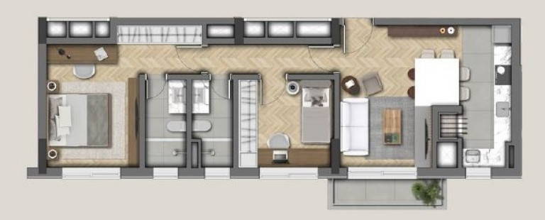Imagem Apartamento com 2 Quartos à Venda, 75 m² em Mont Serrat - Porto Alegre