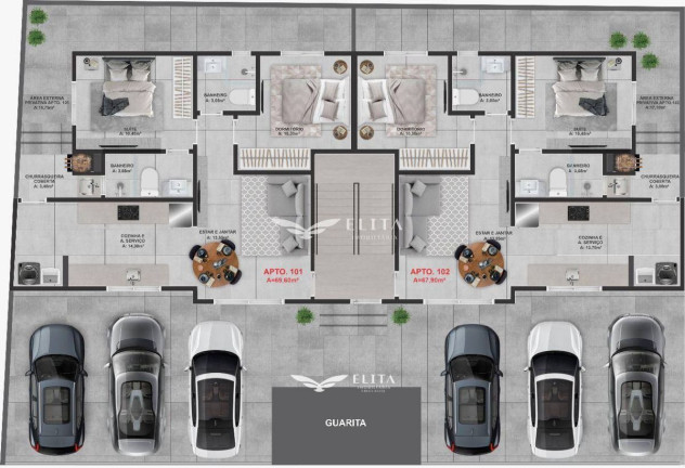 Imagem Apartamento com 2 Quartos à Venda, 76 m² em Tabuleiro - Barra Velha Imagem Apartamento com 2 Quartos à Venda, 76 m² em Tabuleiro - Barra Velha