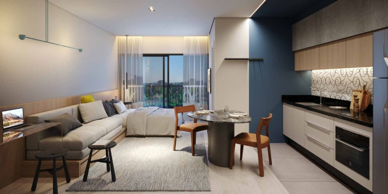 Imagem Imóvel com 1 Quarto à Venda, 30 m² em Campo Comprido - Curitiba Imagem Imóvel com 1 Quarto à Venda, 30 m² em Campo Comprido - Curitiba