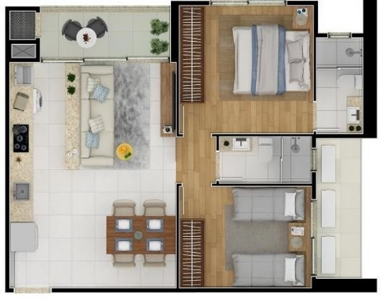 Imagem Apartamento com 2 Quartos à Venda, 6.461 m² em Praia Brava De Itajaí - Itajaí Imagem Apartamento com 2 Quartos à Venda, 6.461 m² em Praia Brava De Itajaí - Itajaí