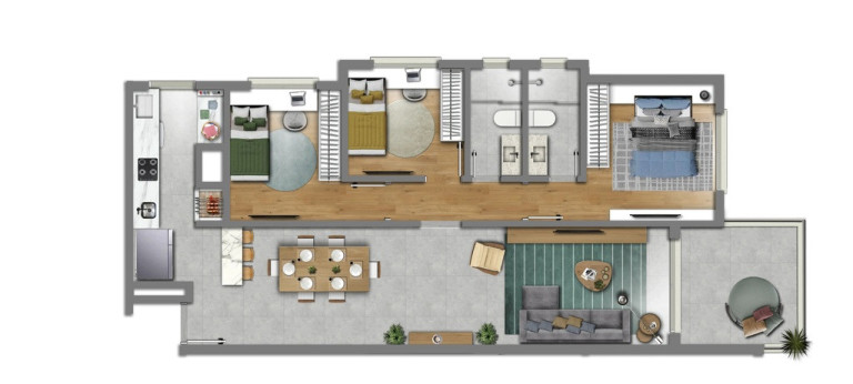 Imagem Apartamento com 2 Quartos à Venda, 65 m² em Petrópolis - Porto Alegre