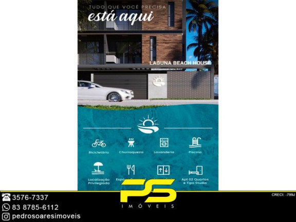 Imagem Apartamento com 1 Quarto à Venda, 24 m² em Intermares - Cabedelo