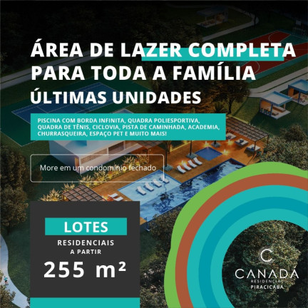 Terreno à Venda, 255 m² em Jardim São Francisco - Piracicaba