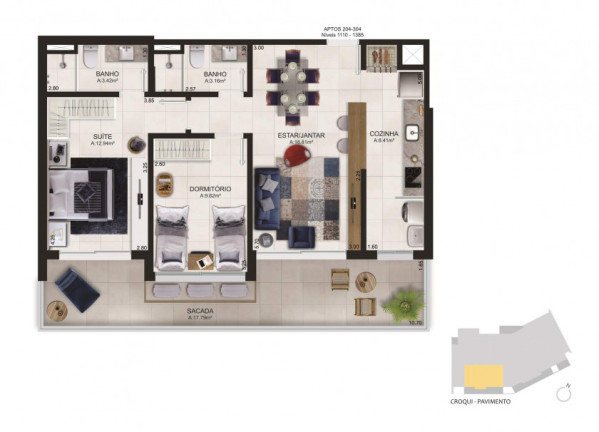 Imagem Apartamento com 3 Quartos à Venda, 151 m² em Beira Mar - Torres Imagem Apartamento com 3 Quartos à Venda, 151 m² em Beira Mar - Torres