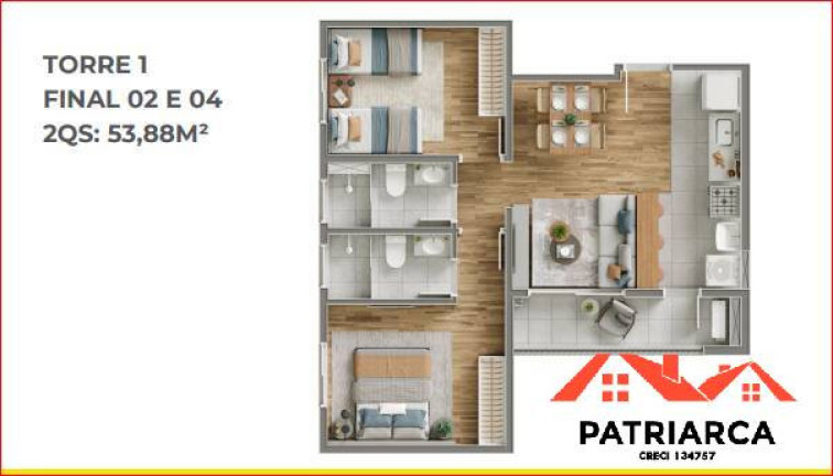 Imagem Apartamento com 2 Quartos à Venda, 51 m² em Jardim Nova Alvorada - Hortolândia Imagem Apartamento com 2 Quartos à Venda, 51 m² em Jardim Nova Alvorada - Hortolândia