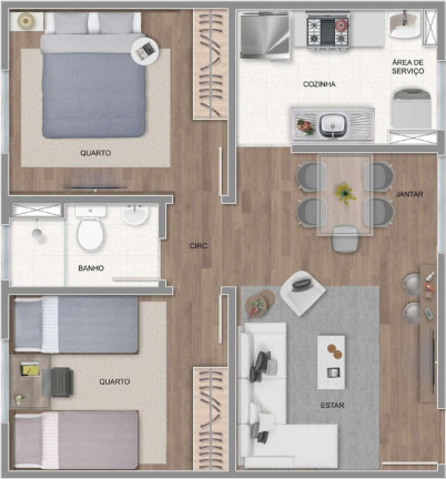 Imagem Imóvel com 2 Quartos à Venda, 43 m² em Campo Grande - Rio De Janeiro Imagem Imóvel com 2 Quartos à Venda, 43 m² em Campo Grande - Rio De Janeiro