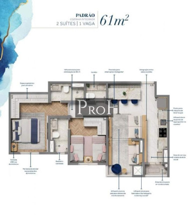 Imagem Apartamento com 2 Quartos à Venda, 62 m² em Jardim - Santo André