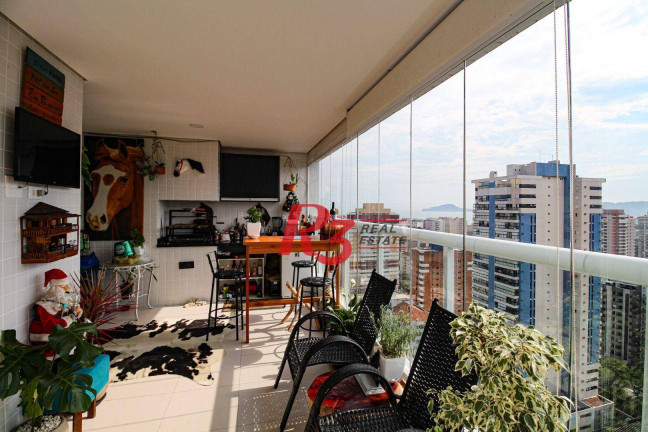 Imagem Apartamento com 3 Quartos à Venda, 134 m² em Gonzaga - Santos