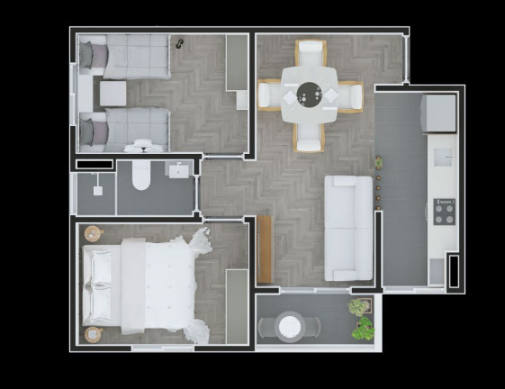 Apartamento com 2 Quartos à Venda, 47 m² em Vila Nova Bonsucesso - Guarulhos