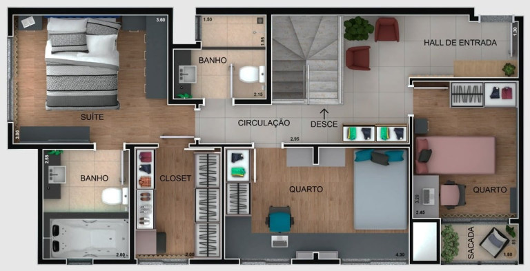 Imagem Apartamento com 4 Quartos à Venda, 142 m² em Novo Mundo - Curitiba