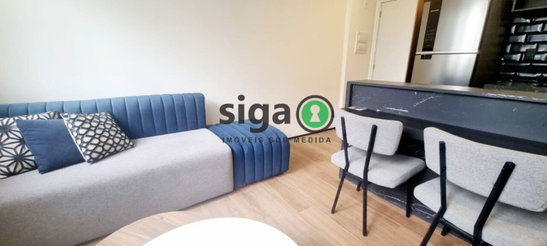 Imagem Apartamento com 1 Quarto para Alugar, 38 m² em Brooklin - São Paulo Imagem Apartamento com 1 Quarto para Alugar, 38 m² em Brooklin - São Paulo