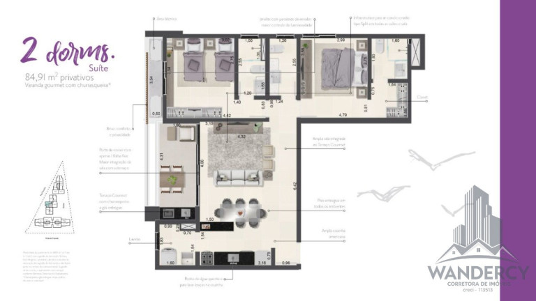 Imagem Apartamento com 2 Quartos à Venda, 122 m² em Enseada - Ubatuba