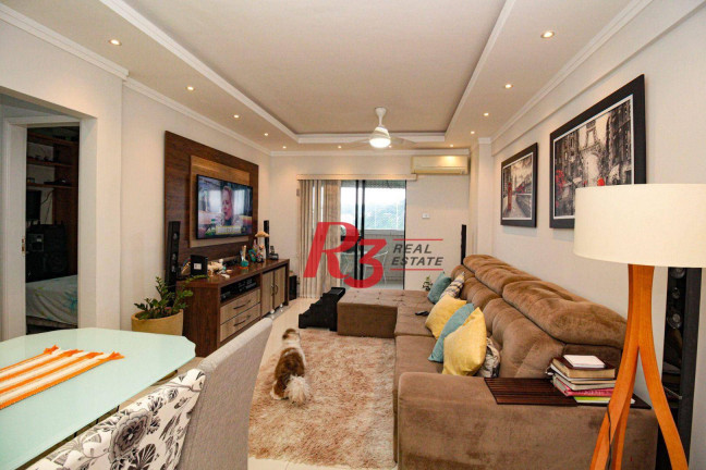 Apartamento com 3 Quartos à Venda, 123 m² em Pompéia - Santos