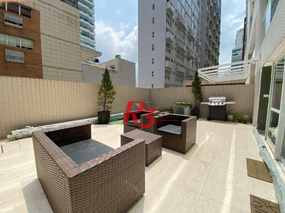 Imagem Apartamento com 1 Quarto à Venda, 105 m² em Gonzaga - Santos