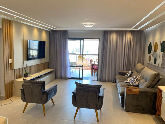 Imagem Apartamento com 3 Quartos à Venda, 145 m² em Guilhermina - Praia Grande