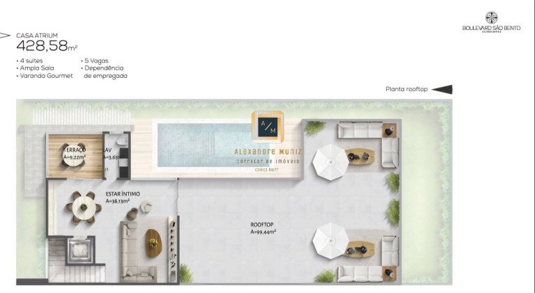 Imagem Casa com 5 Quartos à Venda, 428 m² em Guararapes - Fortaleza Imagem Casa com 5 Quartos à Venda, 428 m² em Guararapes - Fortaleza