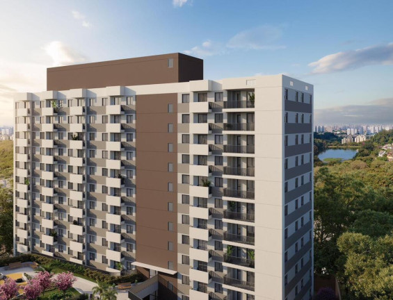 Apartamento com 2 Quartos à Venda, 37 m² em City América - São Paulo