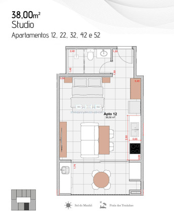 Imagem Apartamento com 2 Quartos à Venda, 75 m² em Toninhas - Ubatuba Imagem Apartamento com 2 Quartos à Venda, 75 m² em Toninhas - Ubatuba