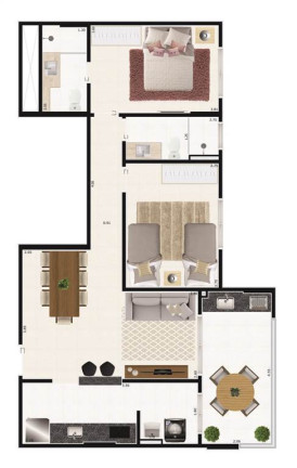 Imagem Apartamento com 2 Quartos à Venda, 76 m² em Centro - Mongagua Imagem Apartamento com 2 Quartos à Venda, 76 m² em Centro - Mongagua