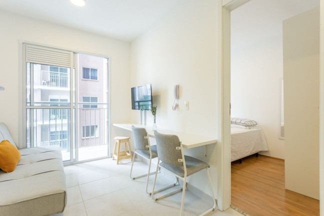 Imagem Apartamento com 1 Quarto para Alugar, 28 m² em Chácara Santo Antônio - São Paulo