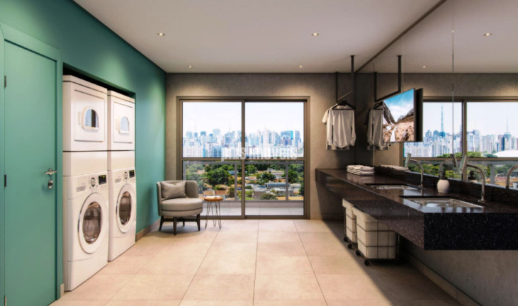 Imagem Apartamento com 1 Quarto à Venda, 28 m² em Brooklin Paulista - São Paulo