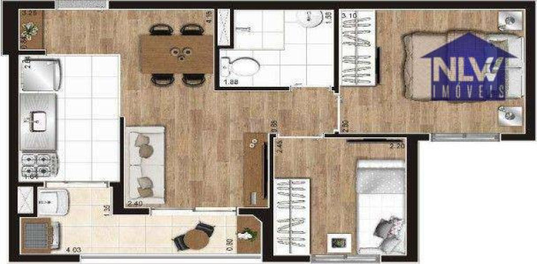 Apartamento com 2 Quartos à Venda, 37 m² em Barra Funda - São Paulo