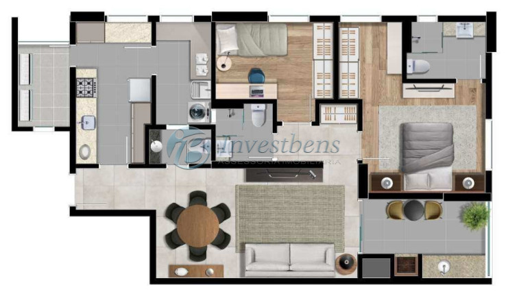 Imagem Apartamento com 3 Quartos à Venda, 95 m² em Batel - Curitiba Imagem Apartamento com 3 Quartos à Venda, 95 m² em Batel - Curitiba