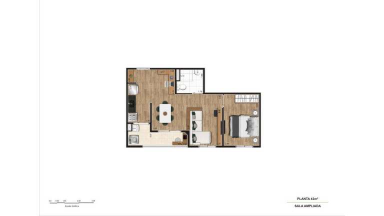Imagem Apartamento com 2 Quartos à Venda, 43 m² em Vila São João - Guarulhos