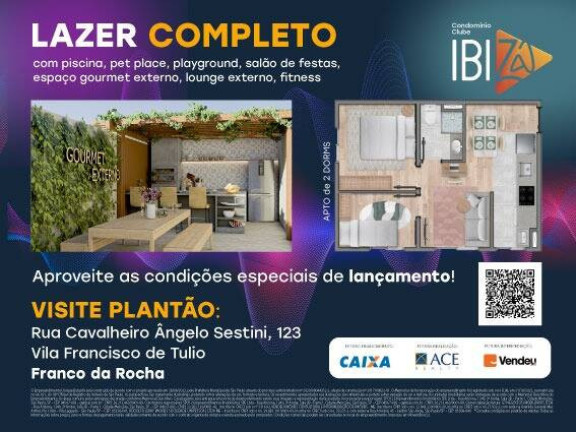 Imagem Apartamento com 2 Quartos à Venda, em Franco Da Rocha Imagem Apartamento com 2 Quartos à Venda, em Franco Da Rocha