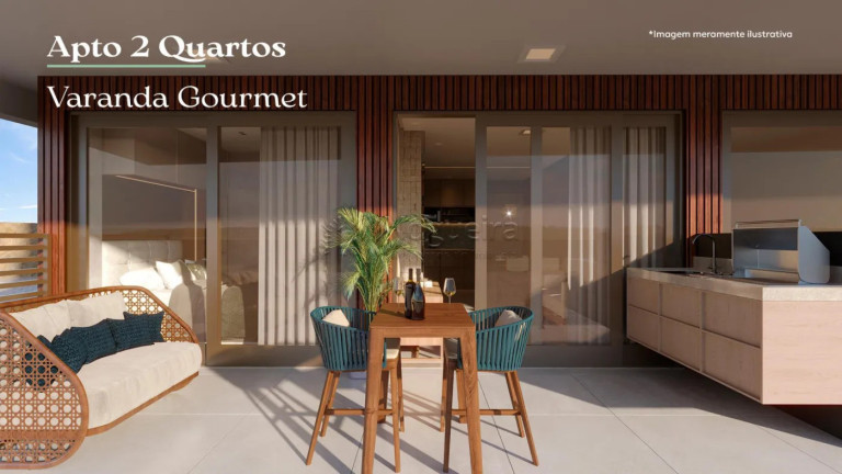 Flat com 2 Quartos à Venda, 45 m² em Praia Dos Carneiros - Ipojuca
