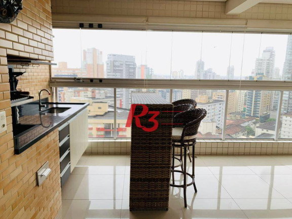 Imagem Apartamento com 3 Quartos à Venda, 134 m² em Gonzaga - Santos