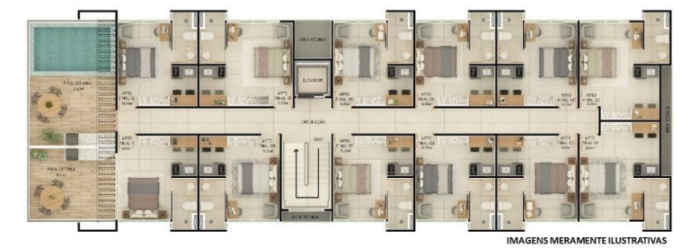 Imagem Apartamento com 1 Quarto à Venda, 27 m² em Intermares - Cabedelo