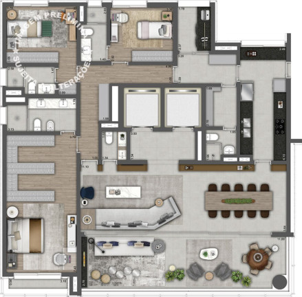 Imagem Apartamento com 4 Quartos à Venda, 298 m² em Ibirapuera - São Paulo Imagem Apartamento com 4 Quartos à Venda, 298 m² em Ibirapuera - São Paulo