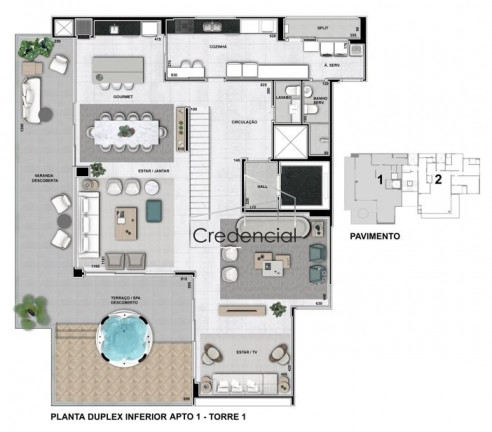 Imagem Cobertura com 4 Quartos à Venda, 431 m² em Juvevê - Curitiba Imagem Cobertura com 4 Quartos à Venda, 431 m² em Juvevê - Curitiba