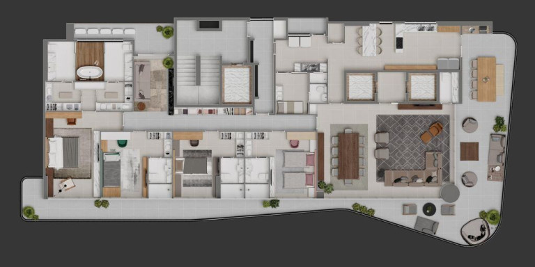 Imagem Apartamento com 4 Quartos à Venda, 355 m² em Meireles - Fortaleza
