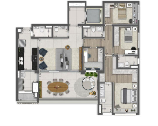 Imagem Imóvel com 4 Quartos à Venda, 151 m² em Brooklin Paulista - São Paulo Imagem Imóvel com 4 Quartos à Venda, 151 m² em Brooklin Paulista - São Paulo