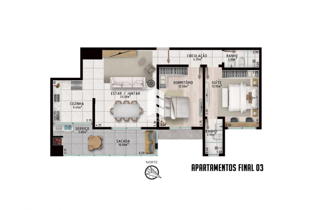 Imagem Apartamento com 2 Quartos à Venda, 92 m² em Nossa Senhora De Fátima - Santa Maria Imagem Apartamento com 2 Quartos à Venda, 92 m² em Nossa Senhora De Fátima - Santa Maria