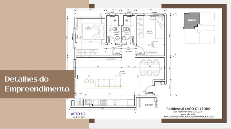 Imagem Apartamento com 2 Quartos à Venda, 65 m² em São João - Itajaí Imagem Apartamento com 2 Quartos à Venda, 65 m² em São João - Itajaí