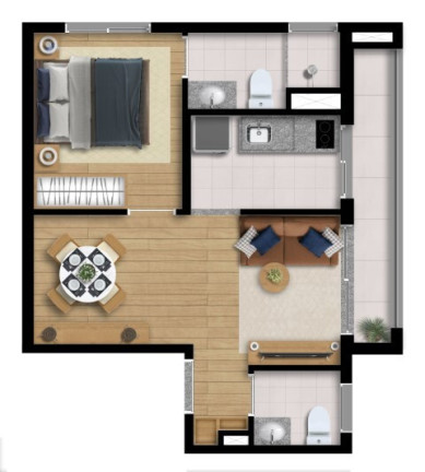 Imagem Apartamento com 1 Quarto à Venda, 29 m² em São Judas - São Paulo Imagem Apartamento com 1 Quarto à Venda, 29 m² em São Judas - São Paulo