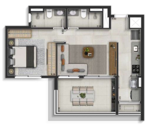 Imagem Apartamento com 2 Quartos à Venda, 76 m² em Bela Vista - São Paulo