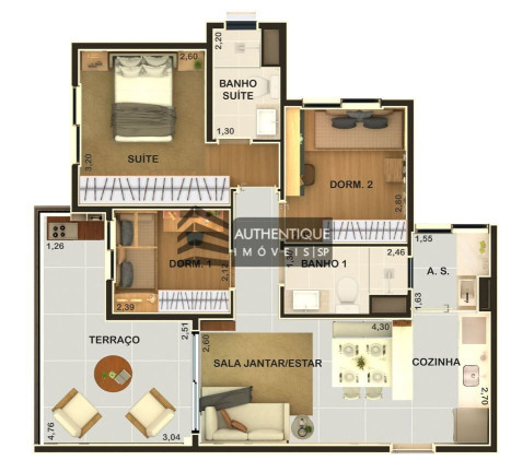 Imagem Apartamento com 3 Quartos à Venda, 70 m² em Tatuapé - São Paulo Imagem Apartamento com 3 Quartos à Venda, 70 m² em Tatuapé - São Paulo