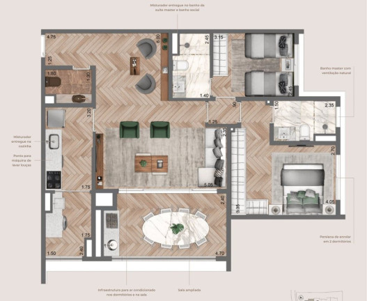 Imagem Apartamento com 3 Quartos à Venda, 121 m² em Vila Mariana - São Paulo Imagem Apartamento com 3 Quartos à Venda, 121 m² em Vila Mariana - São Paulo