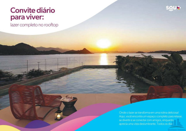 Apartamento com 1 Quarto à Venda, 35 m² em Charitas - Niterói