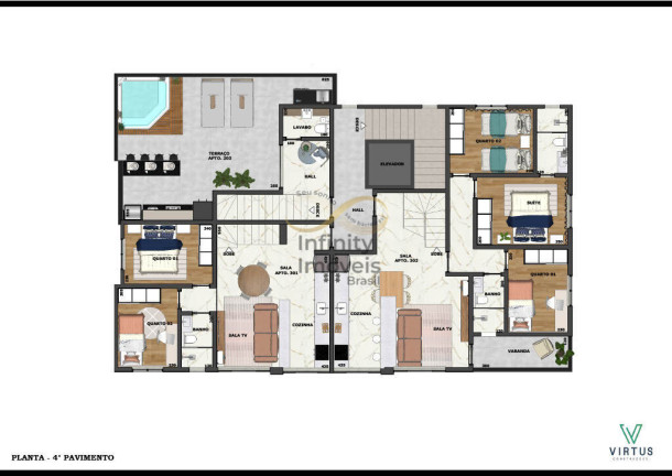 Imagem Cobertura com 2 Quartos à Venda, 147 m² em Heliópolis - Belo Horizonte