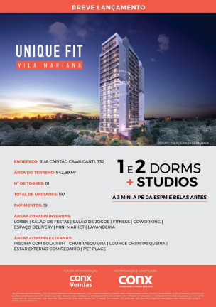 Imagem Apartamento com 1 Quarto à Venda, 29 m² em Vila Mariana - São Paulo Imagem Apartamento com 1 Quarto à Venda, 29 m² em Vila Mariana - São Paulo