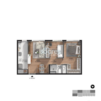 Imagem Apartamento com 2 Quartos à Venda, 91 m² em São Gonçalo - Pelotas