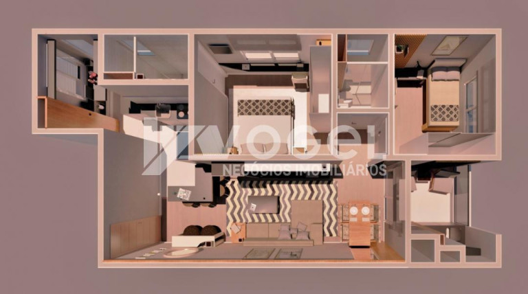 Imagem Apartamento com 2 Quartos à Venda, 72 m² em Centro - Canoas