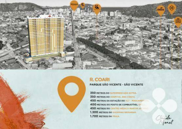 Imagem Imóvel com 2 Quartos à Venda, 46 m² em Parque São Vicente - São Vicente Imagem Imóvel com 2 Quartos à Venda, 46 m² em Parque São Vicente - São Vicente