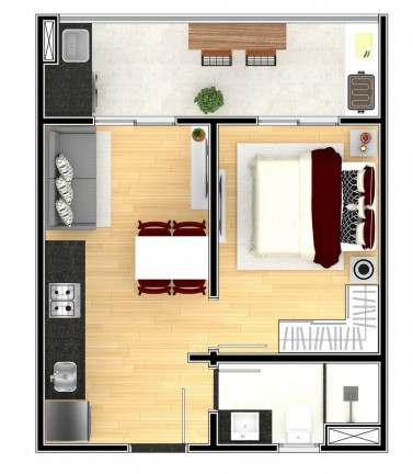 Imagem Apartamento com 1 Quarto à Venda, 26 m² em Vila Matilde - São Paulo Imagem Apartamento com 1 Quarto à Venda, 26 m² em Vila Matilde - São Paulo