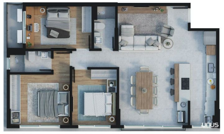 Imagem Apartamento com 3 Quartos à Venda, 115 m² em Estreito - Florianópolis Imagem Apartamento com 3 Quartos à Venda, 115 m² em Estreito - Florianópolis